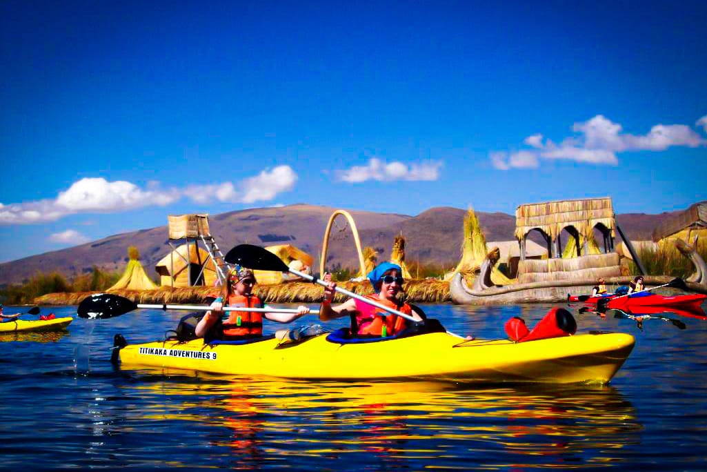 Half Day Kayaking Uros Floating Islands in Lake Titicaca