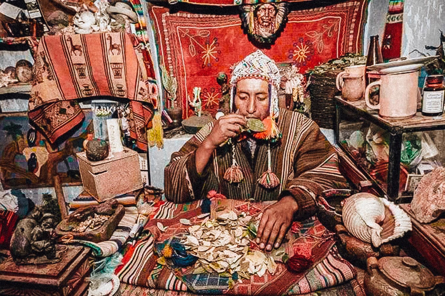 The Ancient Ritual of Coca Leaf and Cuscos South Valley